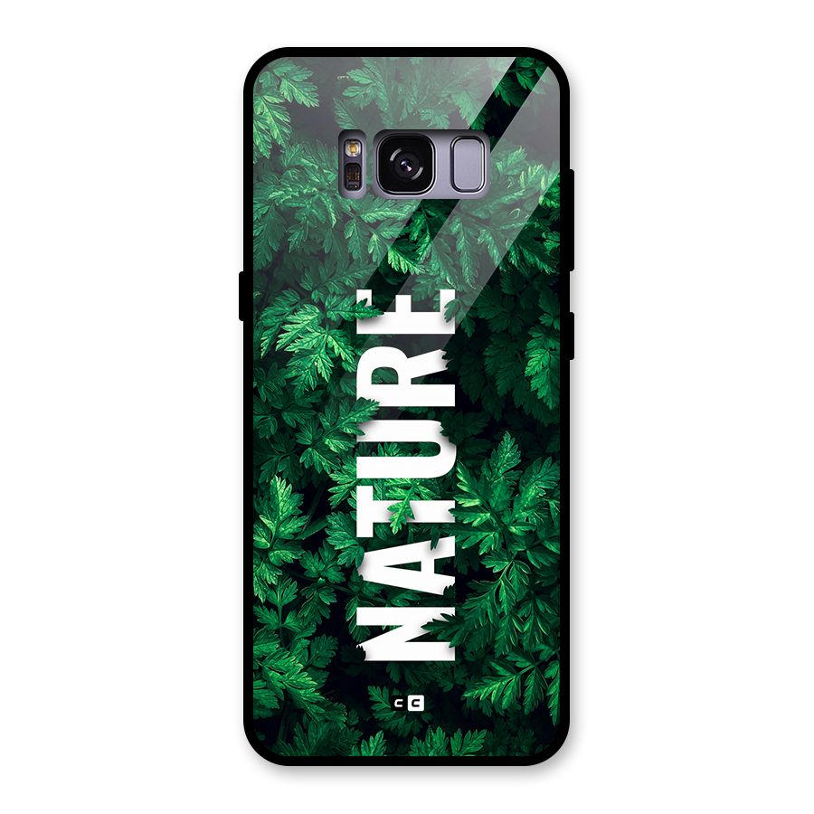 Nature Leaves Glass Back Case for Galaxy S8