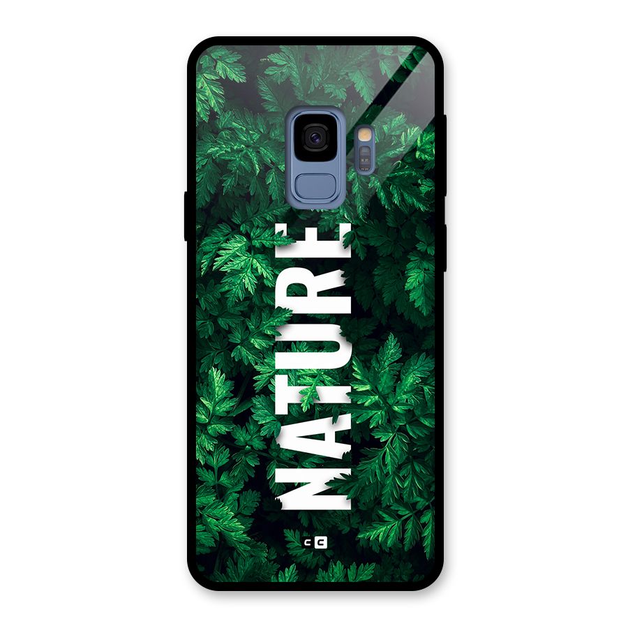 Nature Leaves Glass Back Case for Galaxy S9