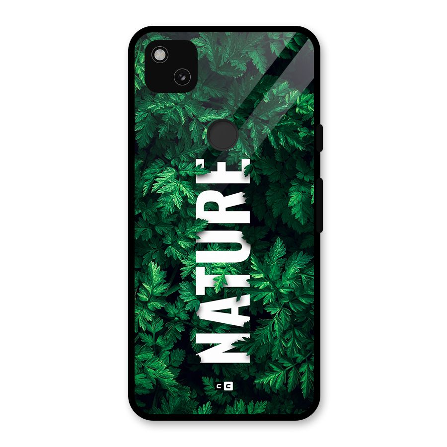 Nature Leaves Glass Back Case for Google Pixel 4a