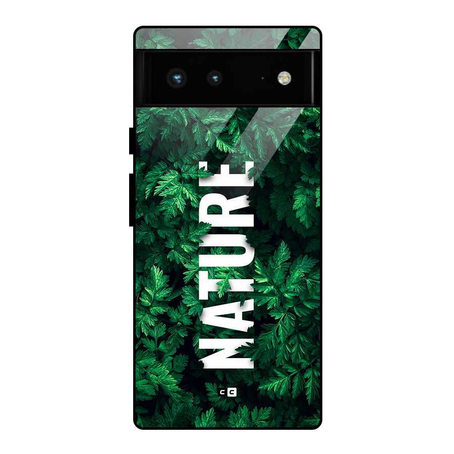 Nature Leaves Glass Back Case for Google Pixel 6