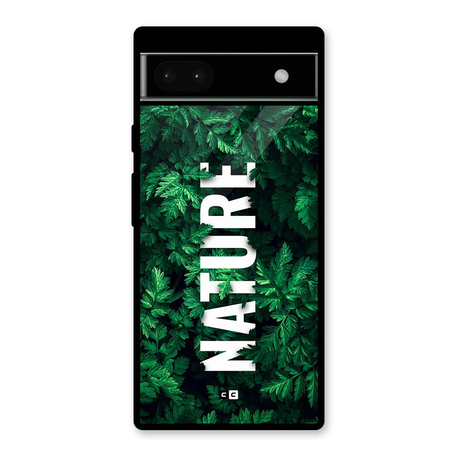 Nature Leaves Glass Back Case for Google Pixel 6a