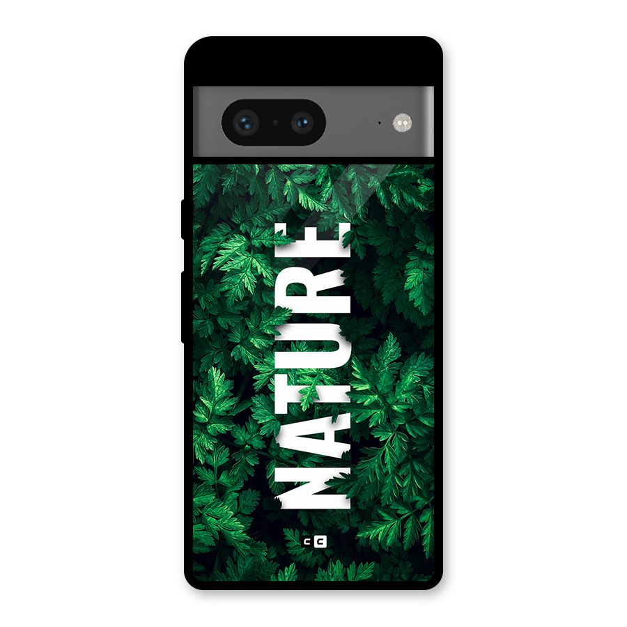 Nature Leaves Glass Back Case for Google Pixel 7