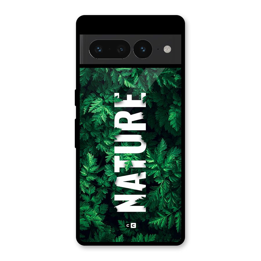 Nature Leaves Glass Back Case for Google Pixel 7 Pro
