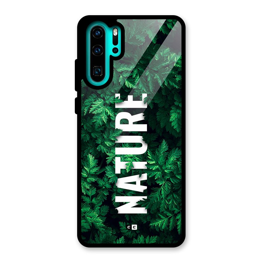 Nature Leaves Glass Back Case for Huawei P30 Pro