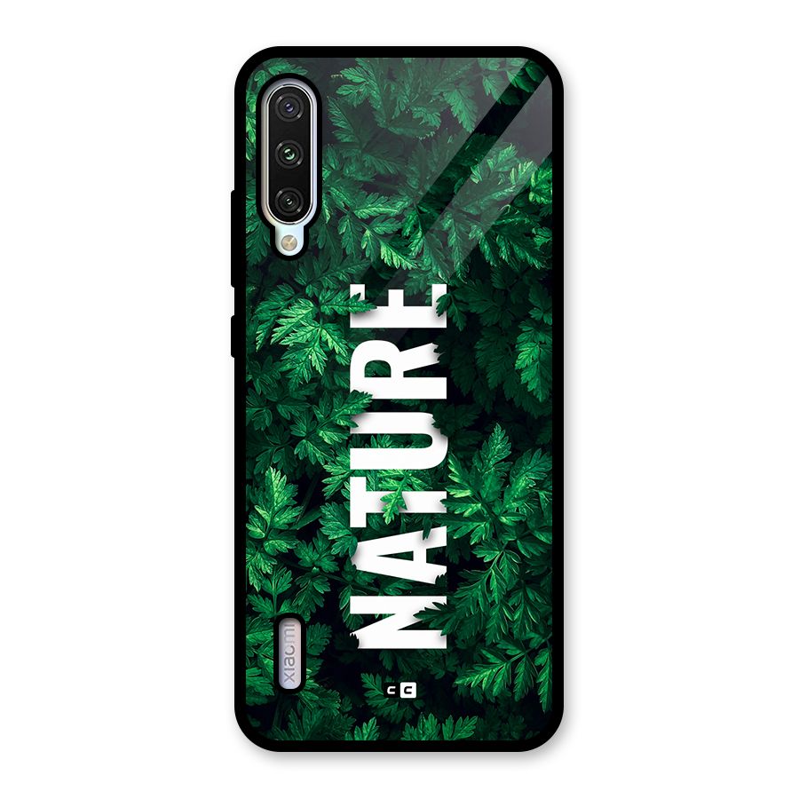 Nature Leaves Glass Back Case for Mi A3