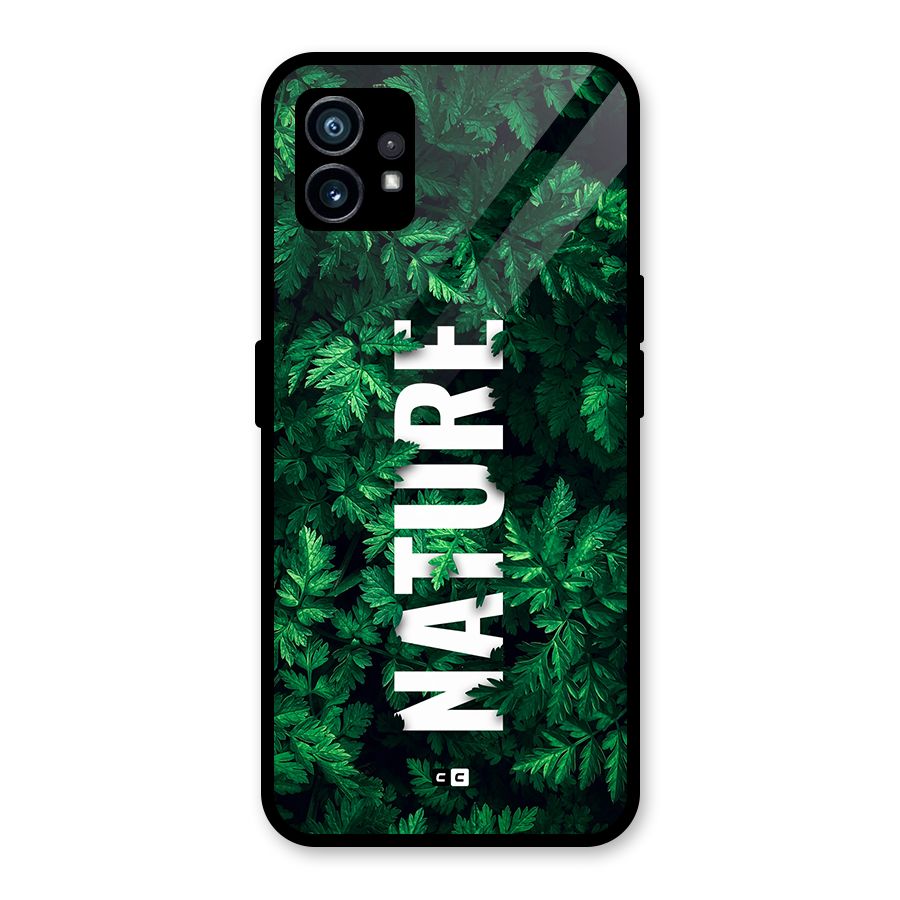Nature Leaves Glass Back Case for Nothing Phone 1