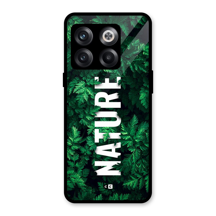 Nature Leaves Glass Back Case for OnePlus 10T