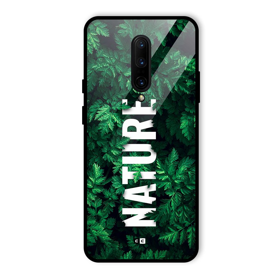 Nature Leaves Glass Back Case for OnePlus 7 Pro