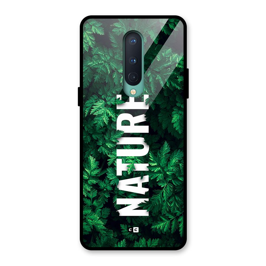 Nature Leaves Glass Back Case for OnePlus 8