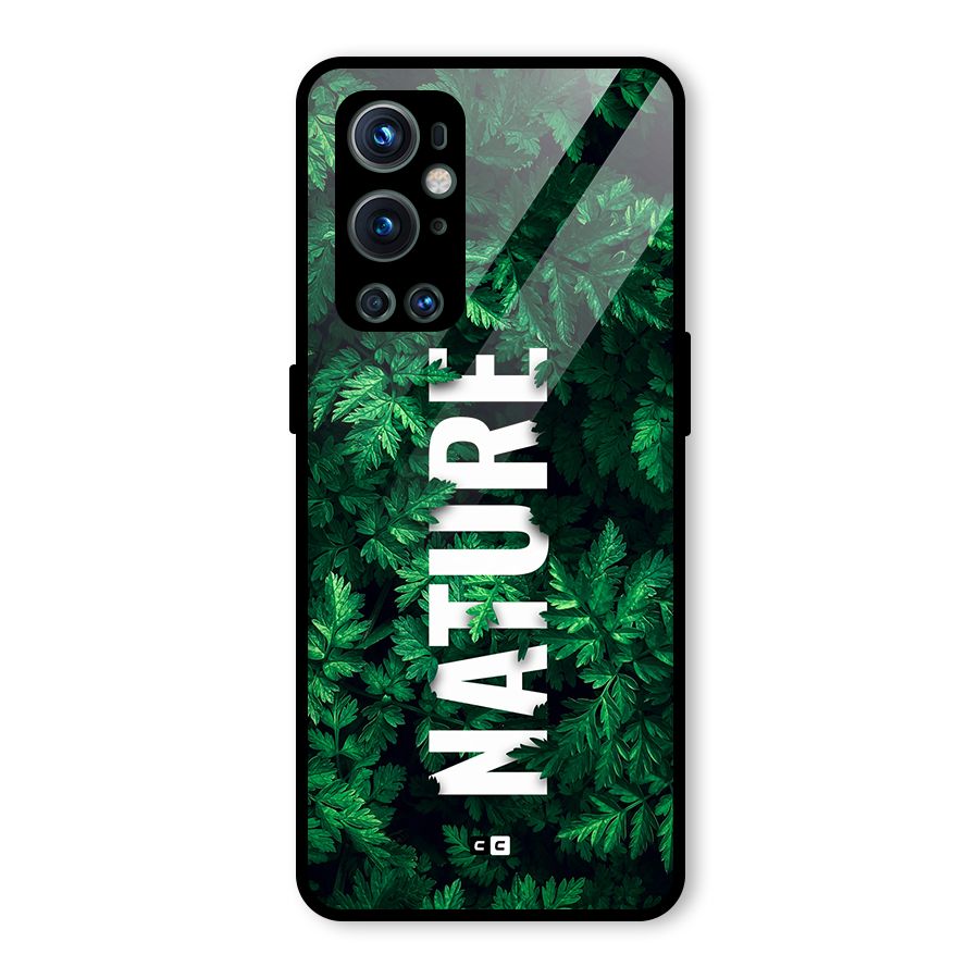 Nature Leaves Glass Back Case for OnePlus 9 Pro