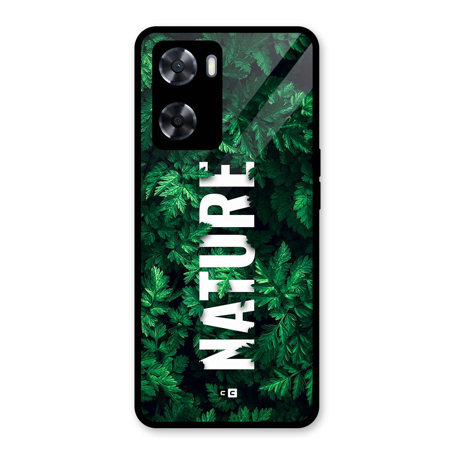 Nature Leaves Glass Back Case for OnePlus Nord N20 SE