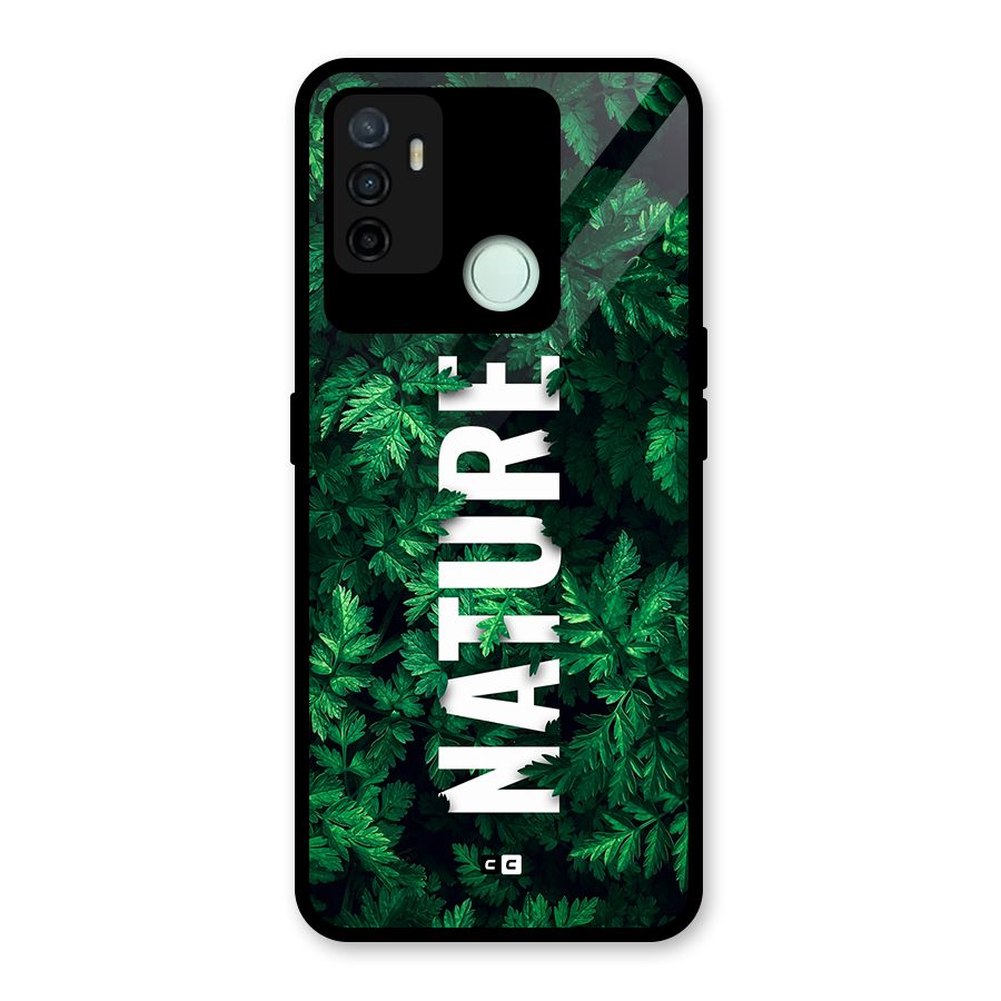 Nature Leaves Glass Back Case for Oppo A53