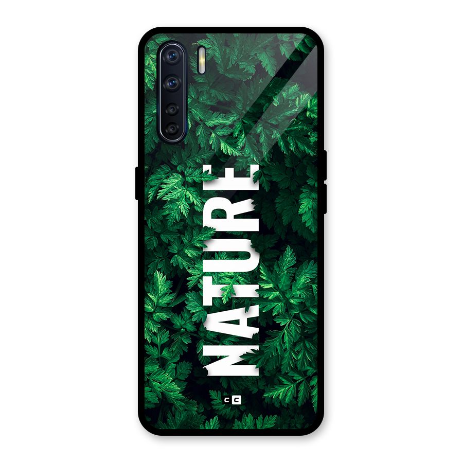 Nature Leaves Glass Back Case for Oppo F15