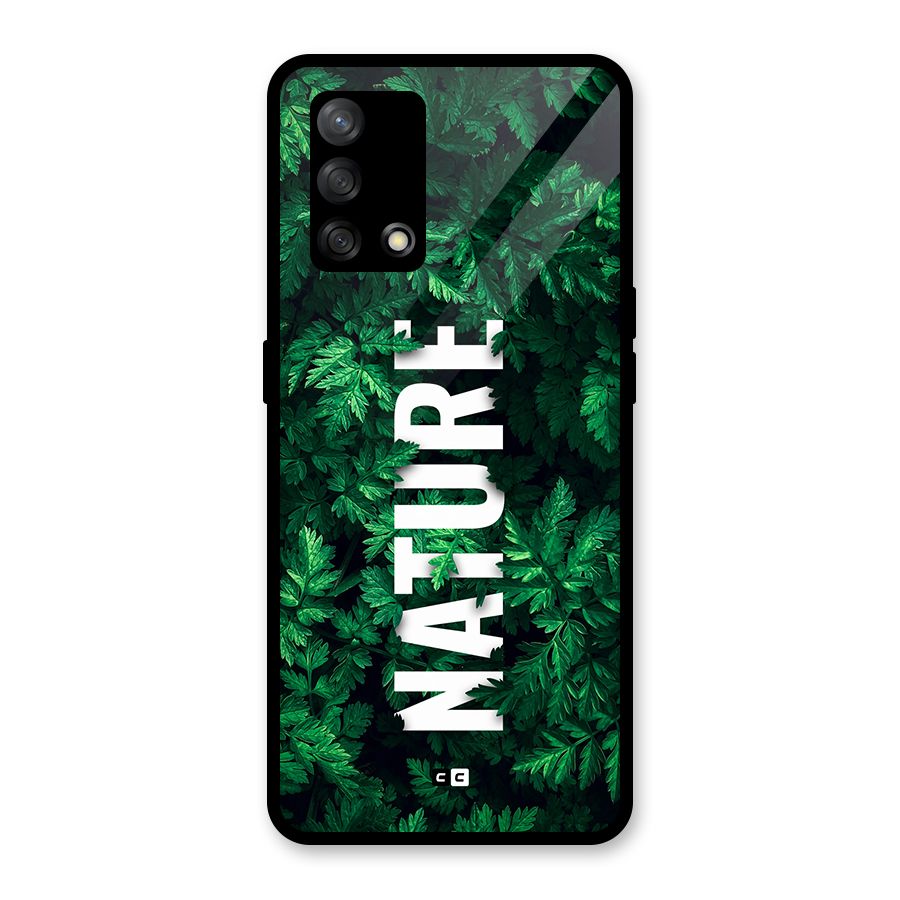 Nature Leaves Glass Back Case for Oppo F19