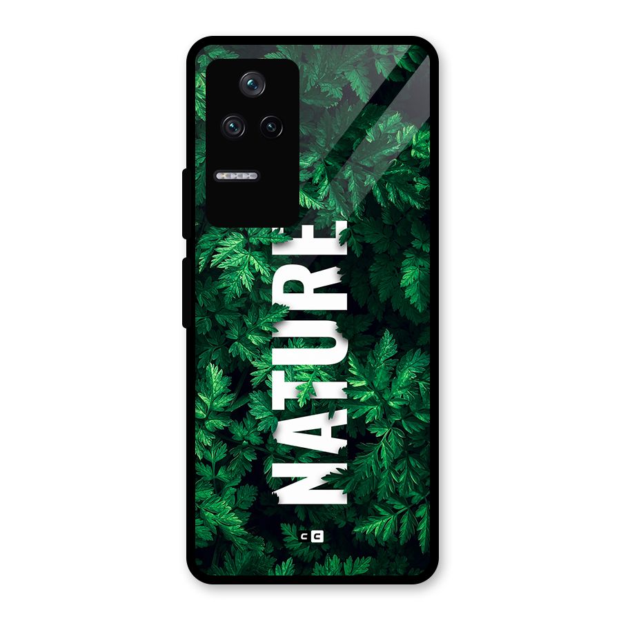 Nature Leaves Glass Back Case for Poco F4 5G