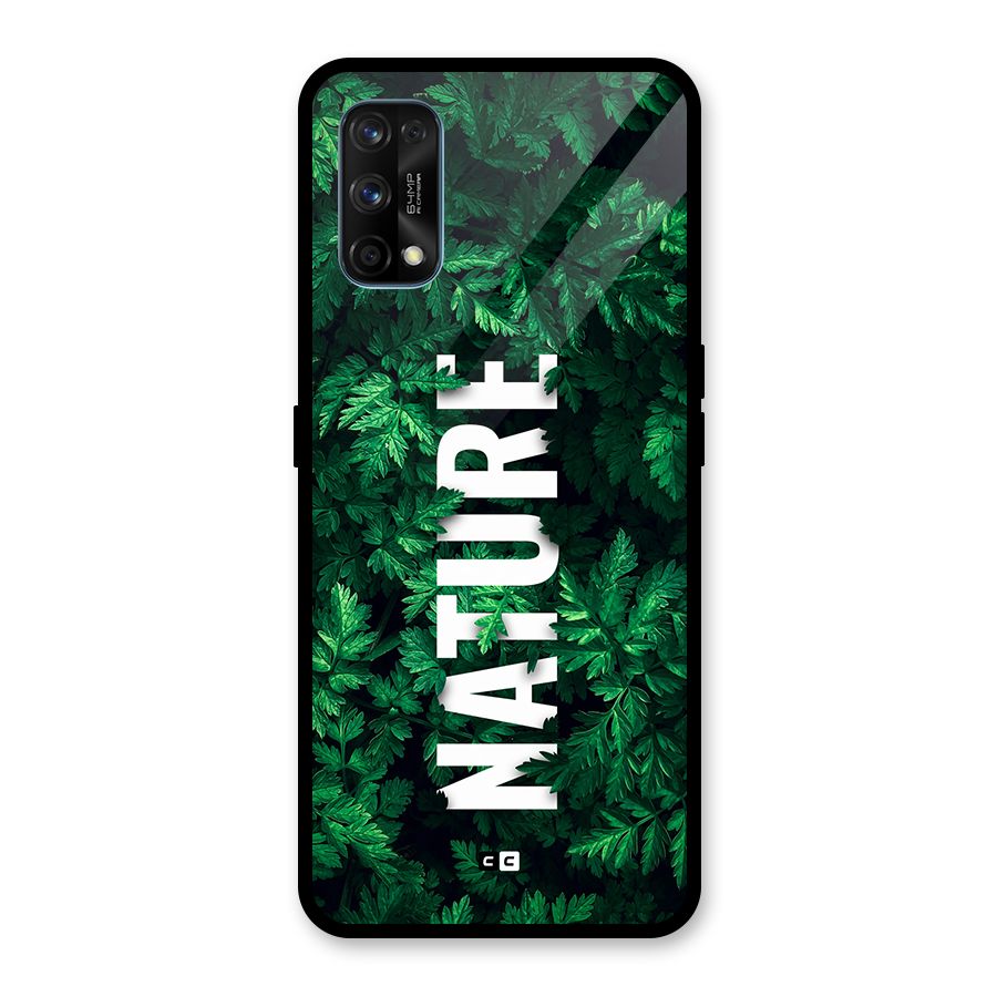 Nature Leaves Glass Back Case for Realme 7 Pro