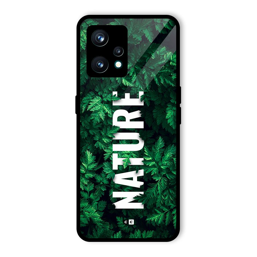 Nature Leaves Glass Back Case for Realme 9 Pro Plus 5G