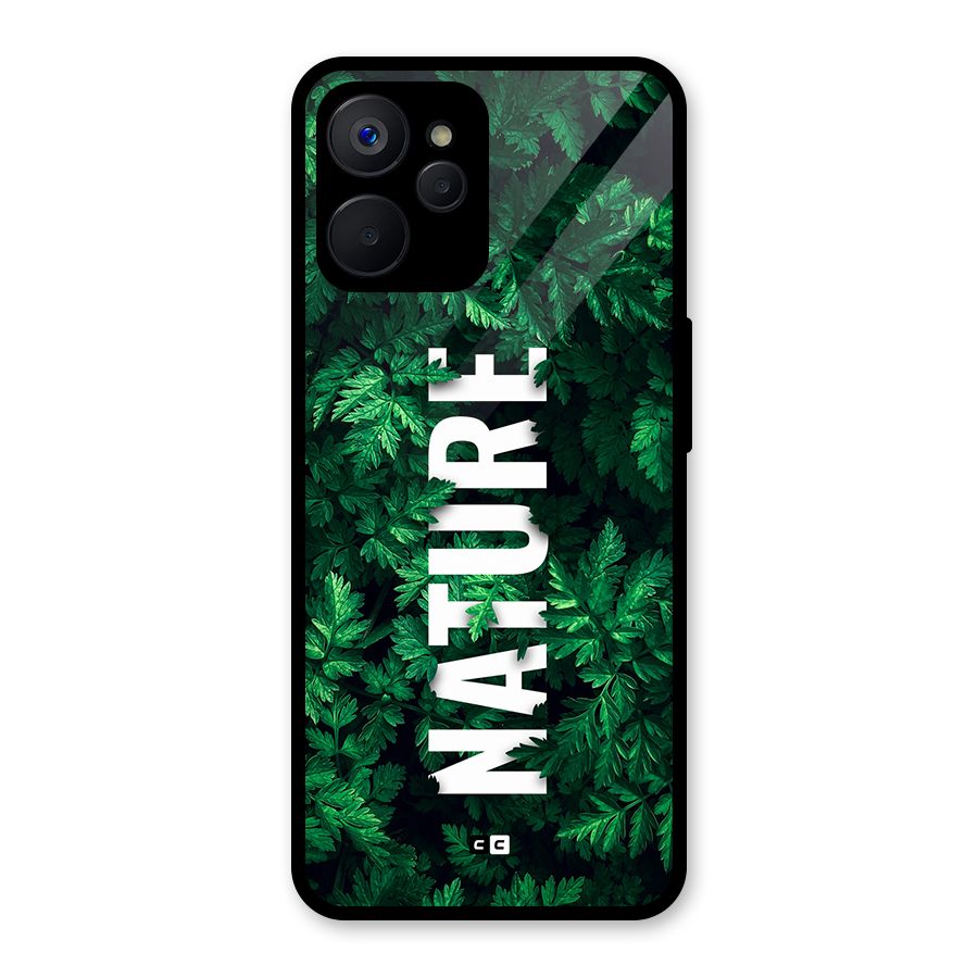 Nature Leaves Glass Back Case for Realme 9i 5G