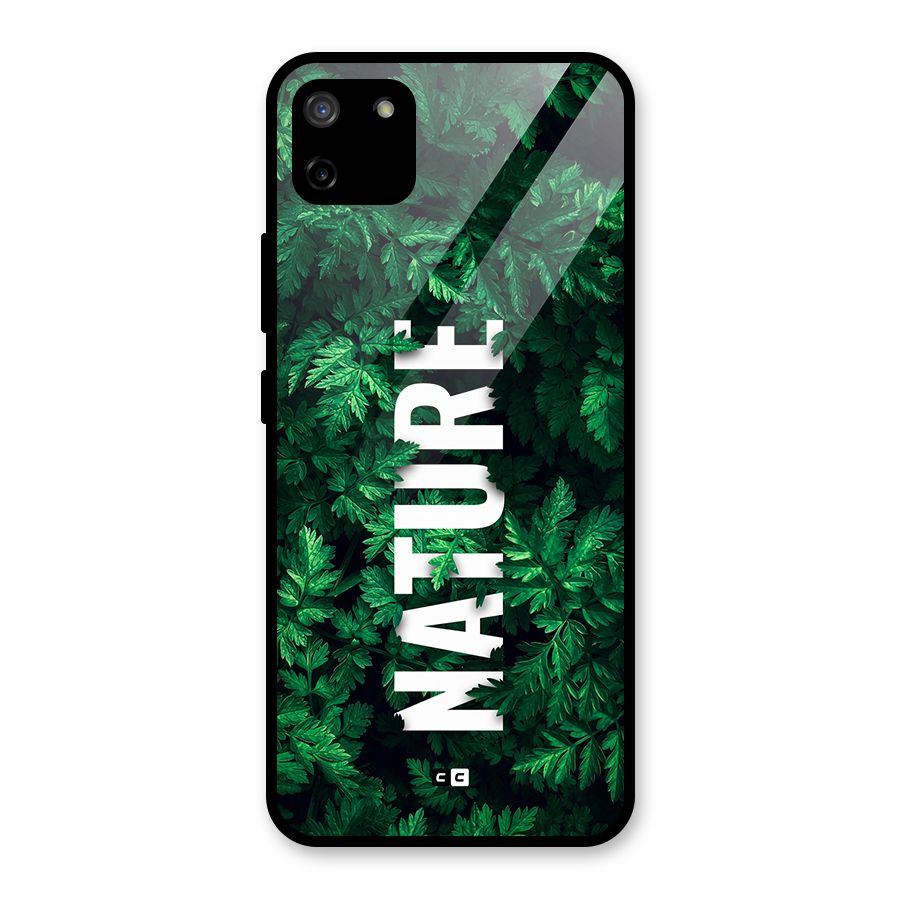 Nature Leaves Glass Back Case for Realme C11