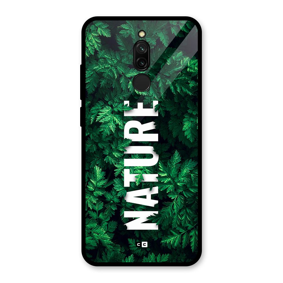 Nature Leaves Glass Back Case for Redmi 8
