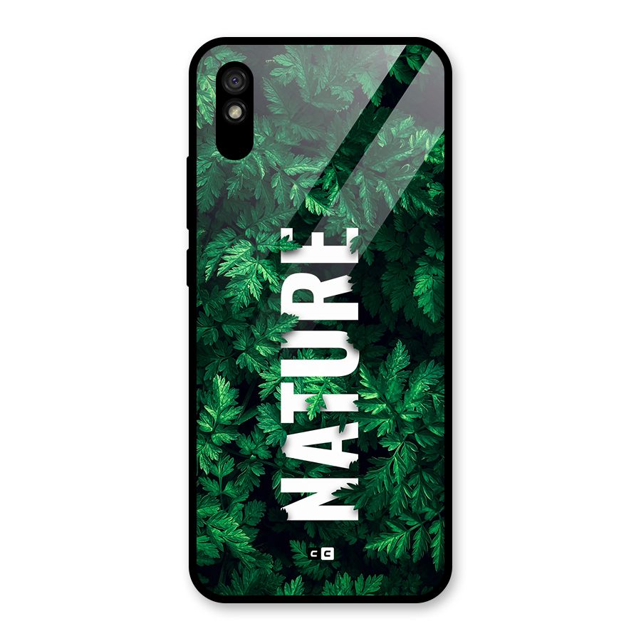 Nature Leaves Glass Back Case for Redmi 9A