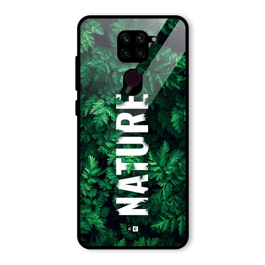 Nature Leaves Glass Back Case for Redmi Note 9