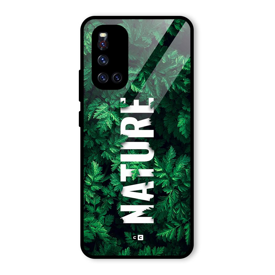 Nature Leaves Glass Back Case for Vivo V19