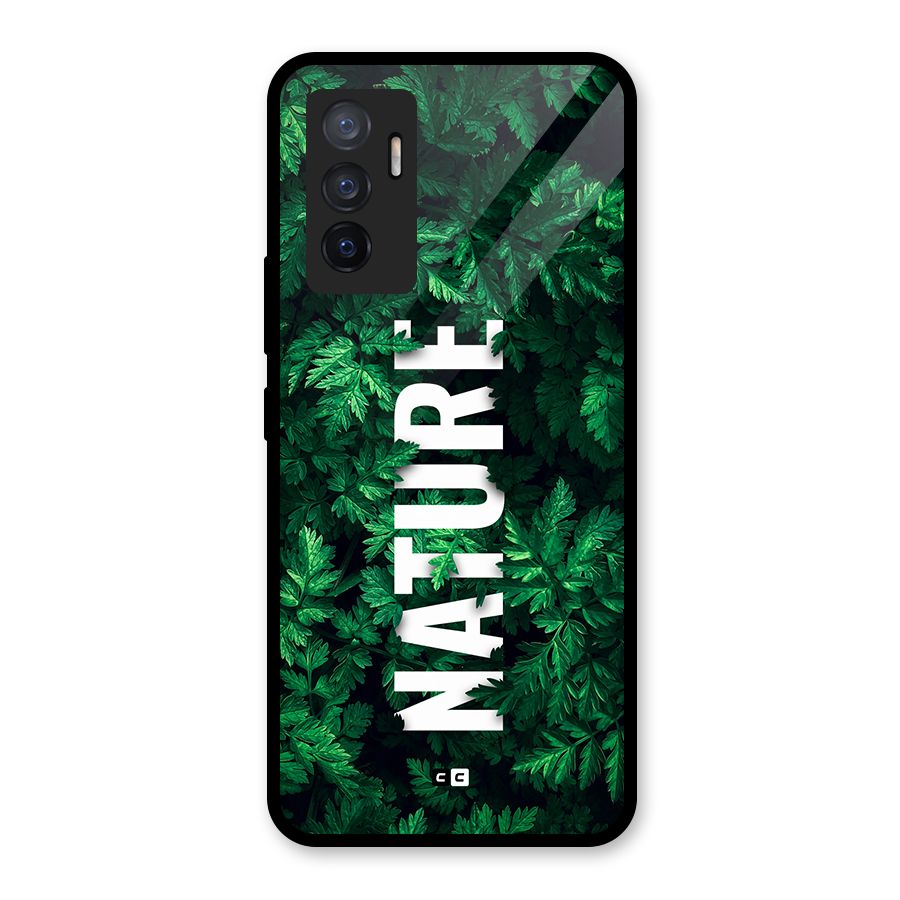 Nature Leaves Glass Back Case for Vivo V23e