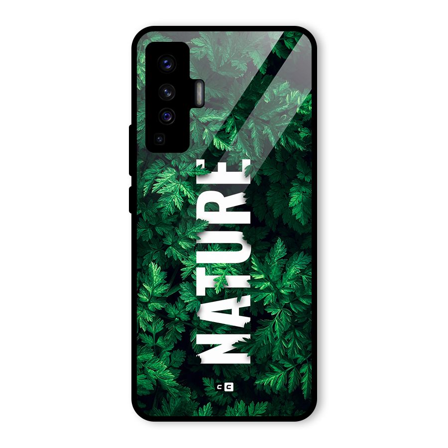 Nature Leaves Glass Back Case for Vivo X50