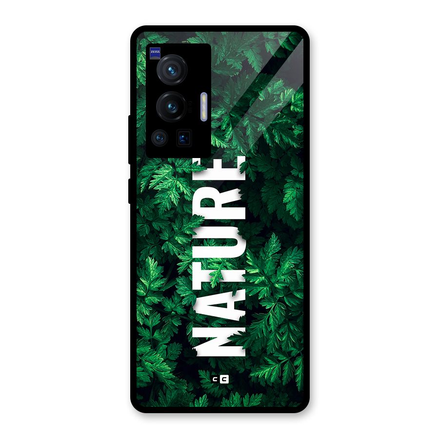 Nature Leaves Glass Back Case for Vivo X70 Pro