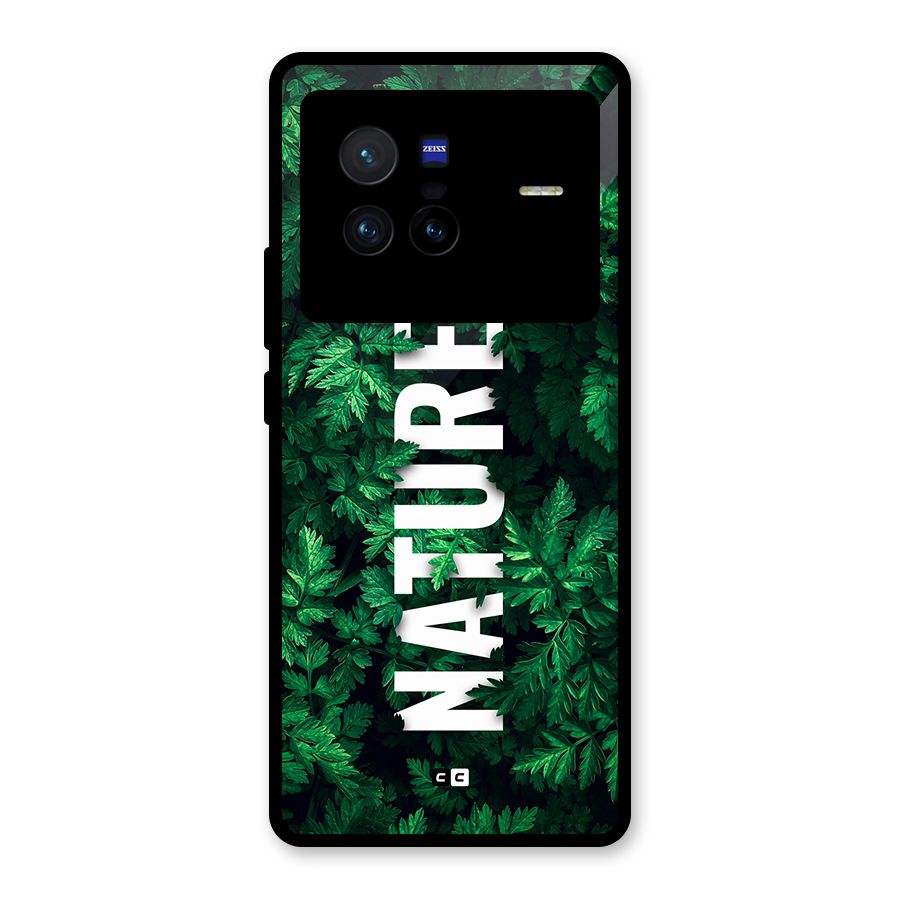 Nature Leaves Glass Back Case for Vivo X80