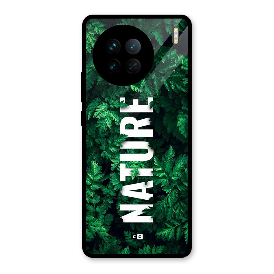 Nature Leaves Glass Back Case for Vivo X90