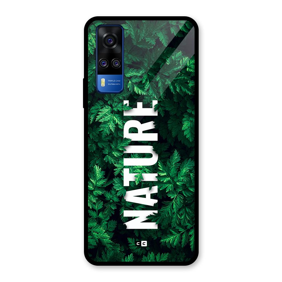 Nature Leaves Glass Back Case for Vivo Y31