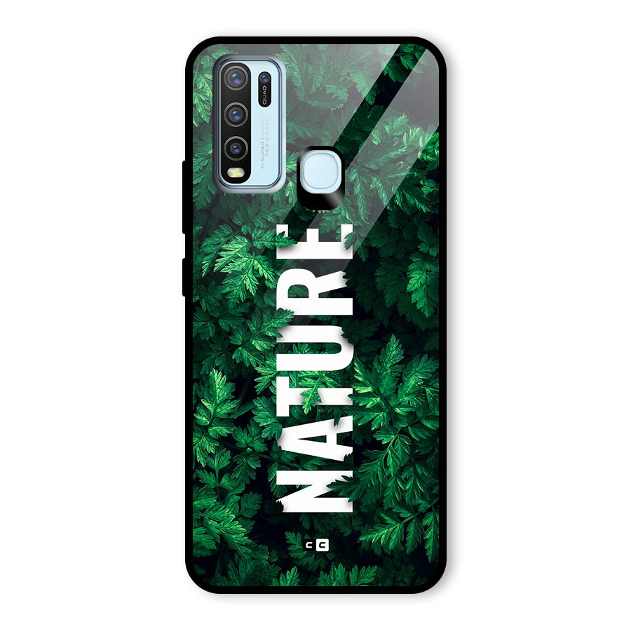Nature Leaves Glass Back Case for Vivo Y50