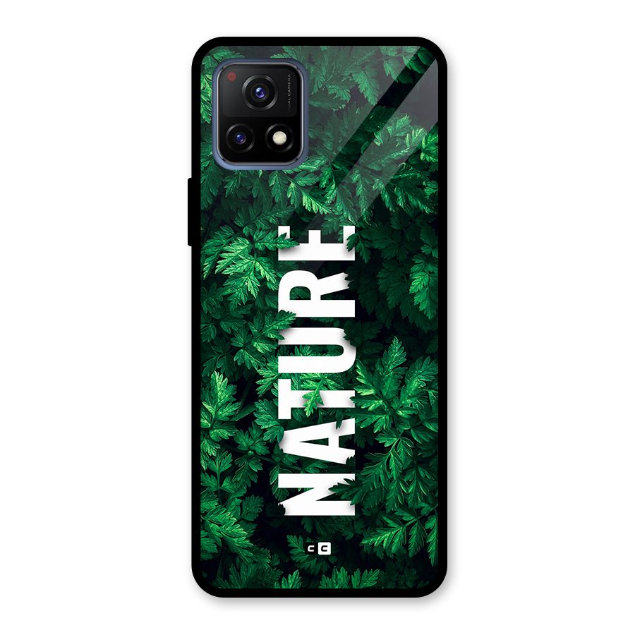 Nature Leaves Glass Back Case for Vivo Y72 5G