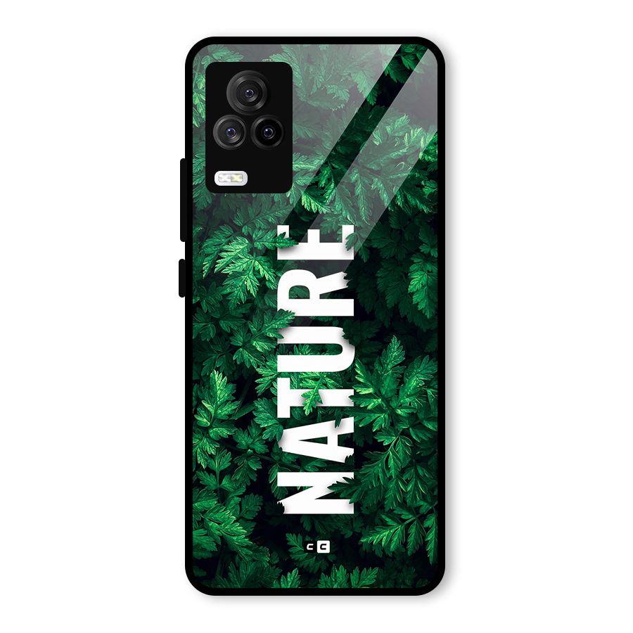 Nature Leaves Glass Back Case for Vivo iQOO 7 Legend 5G
