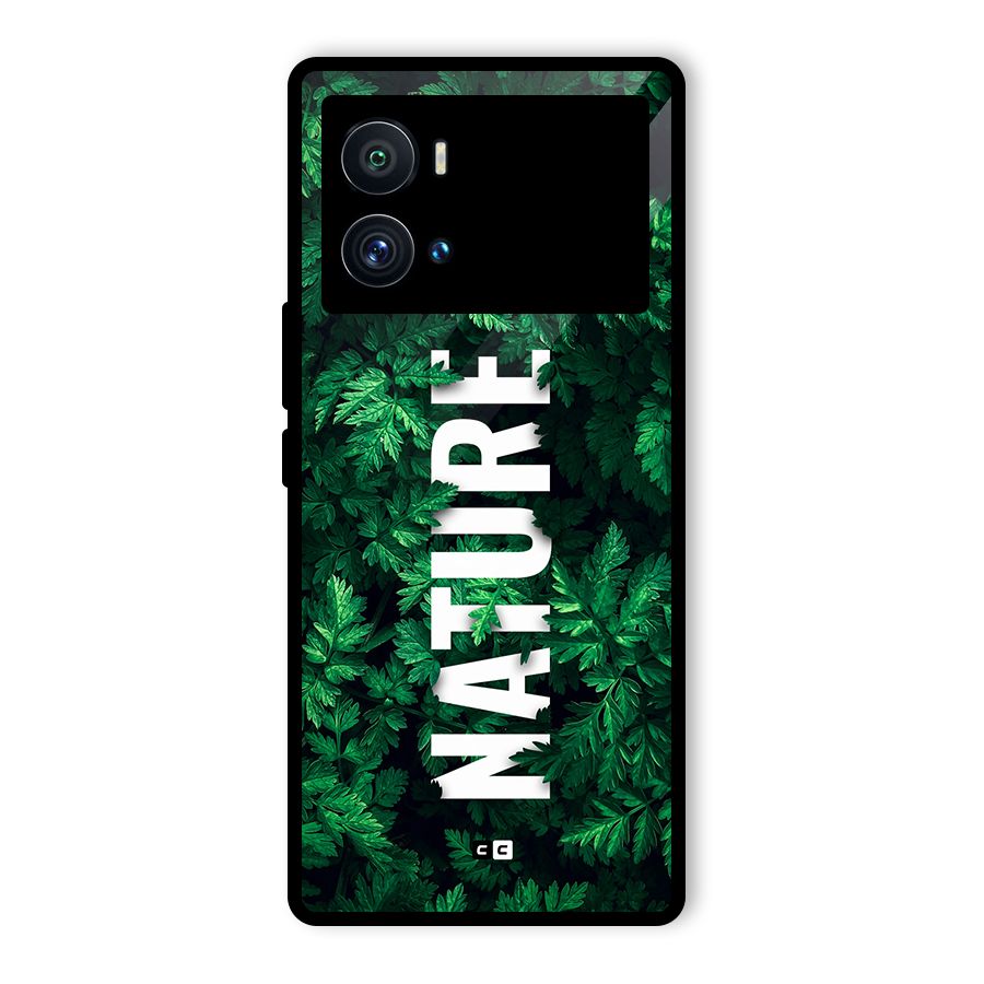 Nature Leaves Glass Back Case for Vivo iQOO 9 Pro