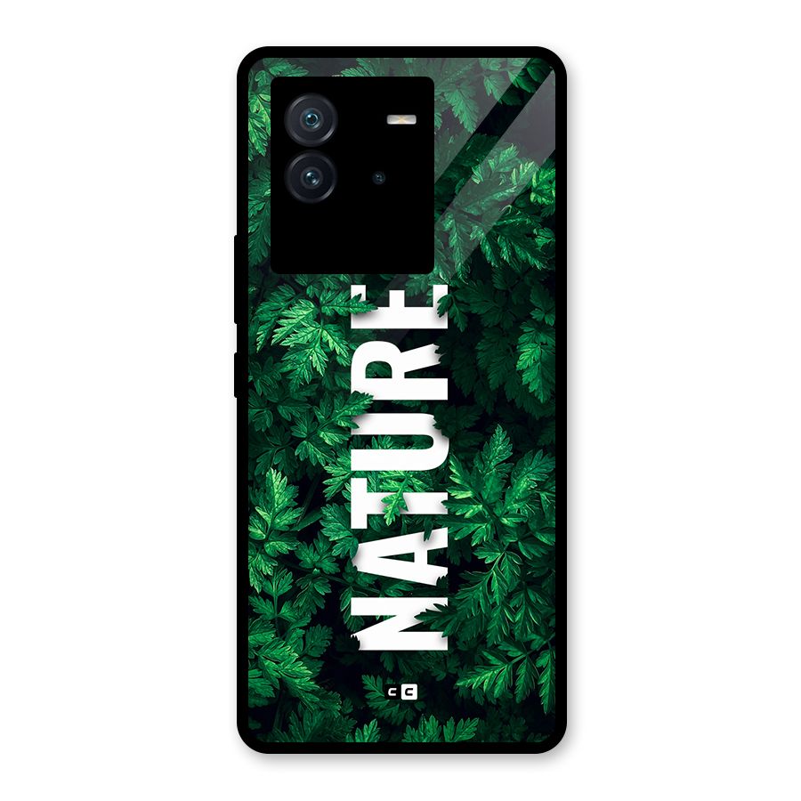 Nature Leaves Glass Back Case for Vivo iQOO Neo 6 5G