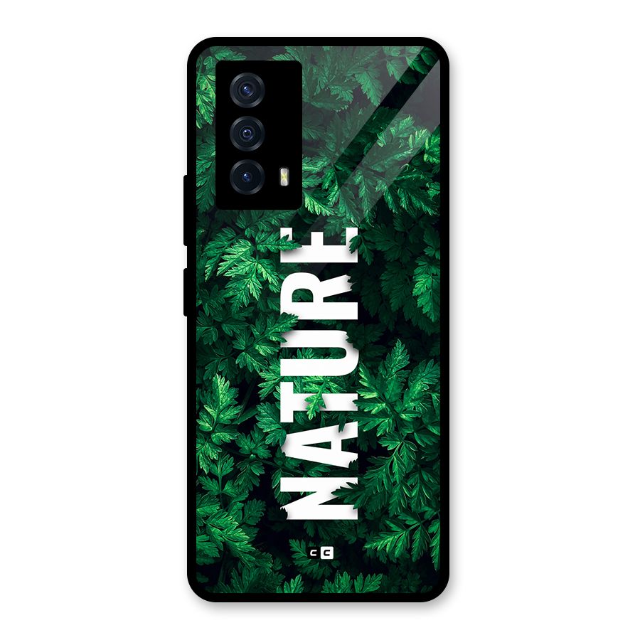 Nature Leaves Glass Back Case for Vivo iQOO Z5