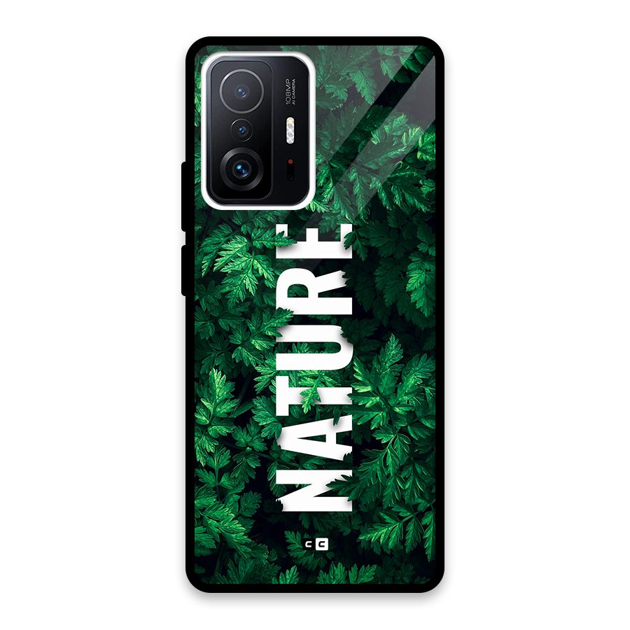 Nature Leaves Glass Back Case for Xiaomi 11T Pro