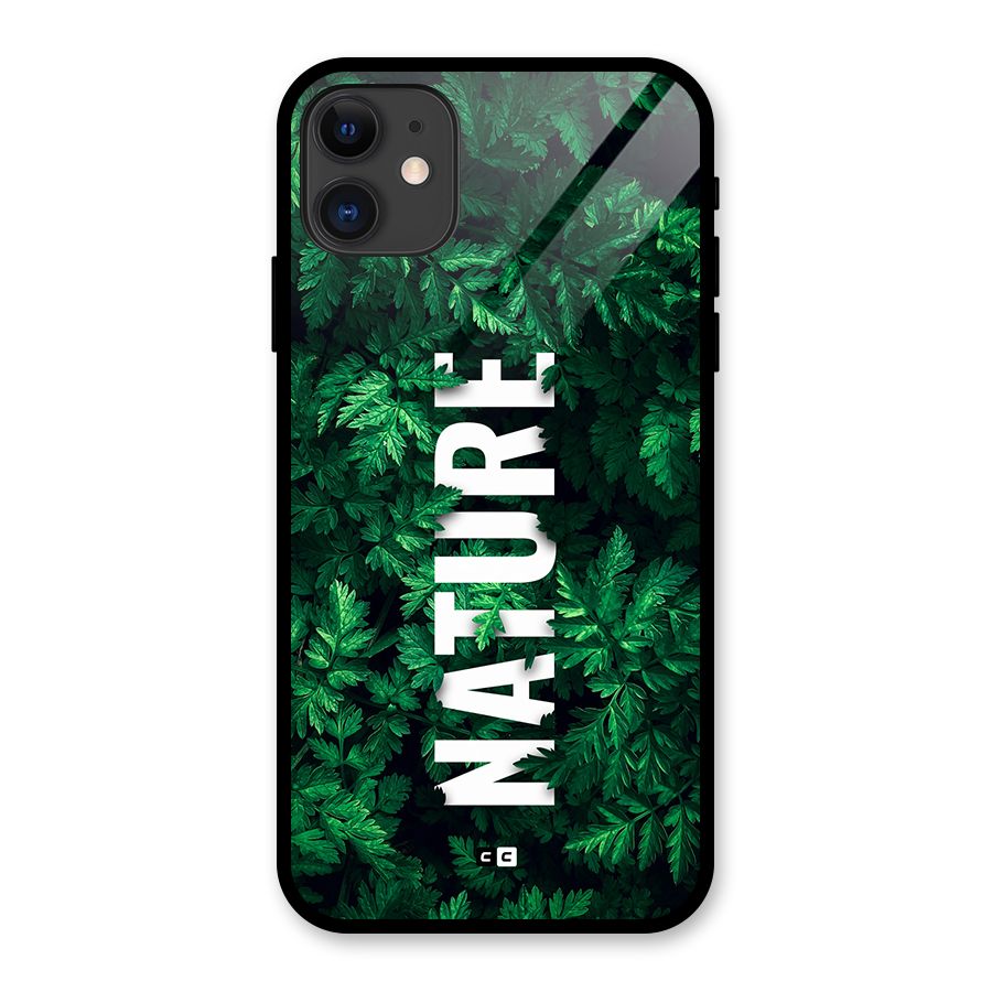Nature Leaves Glass Back Case for iPhone 11