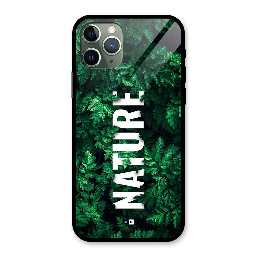 Nature Leaves Glass Back Case for iPhone 11 Pro