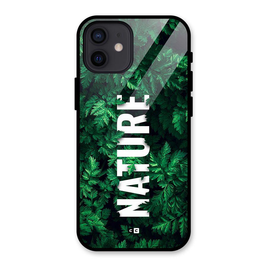 Nature Leaves Glass Back Case for iPhone 12