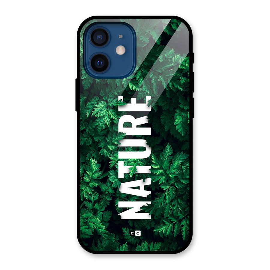 Nature Leaves Glass Back Case for iPhone 12 Mini