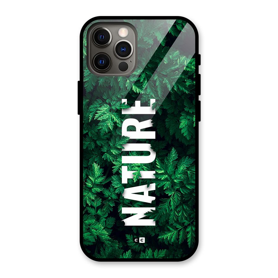 Nature Leaves Glass Back Case for iPhone 12 Pro