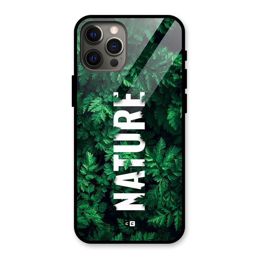 Nature Leaves Glass Back Case for iPhone 12 Pro Max