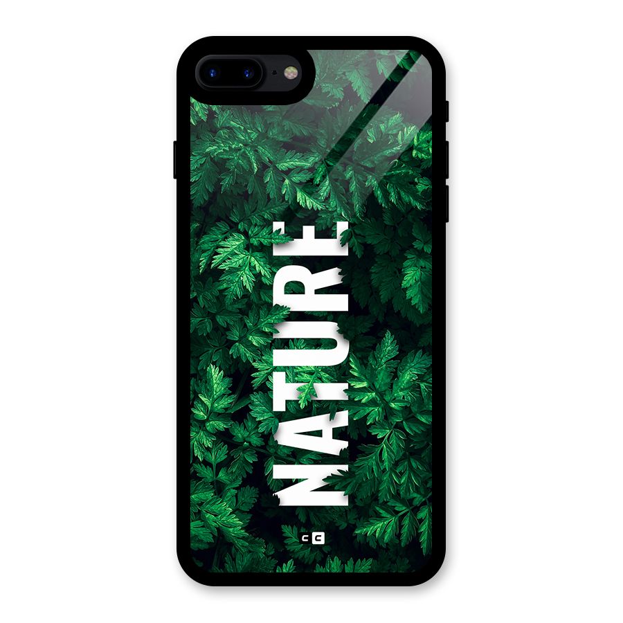 Nature Leaves Glass Back Case for iPhone 8 Plus