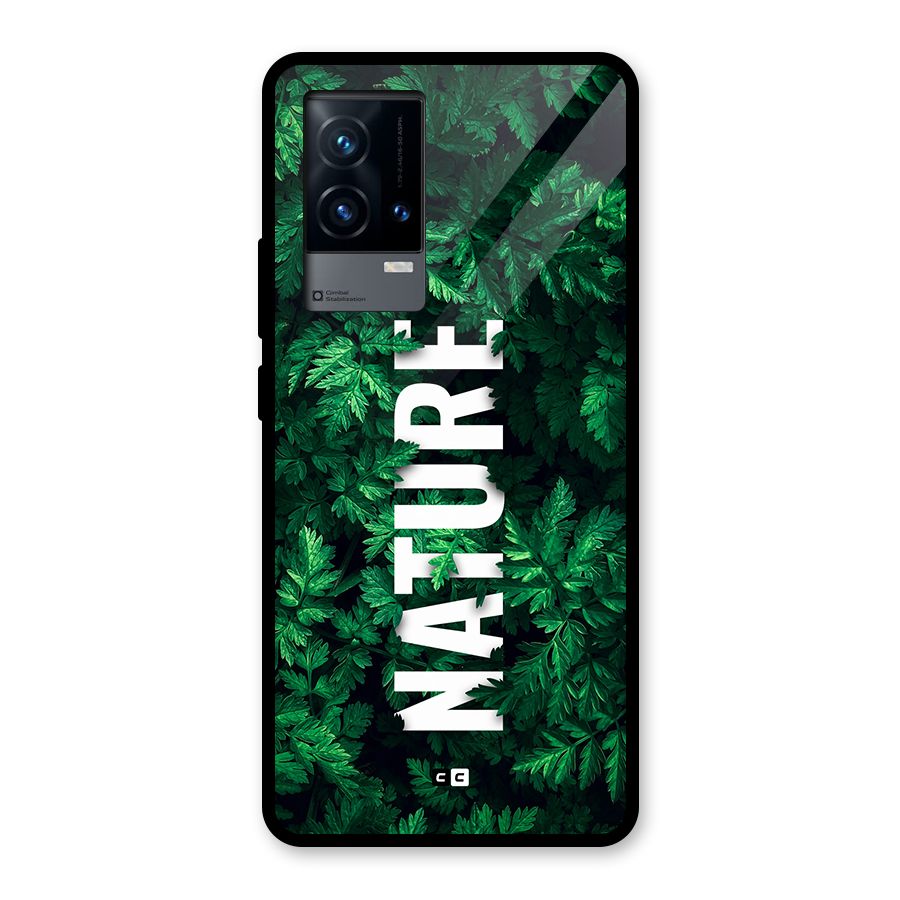 Nature Leaves Glass Back Case for iQOO 9 5G