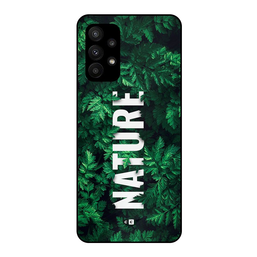 Nature Leaves Metal Back Case for Galaxy A23