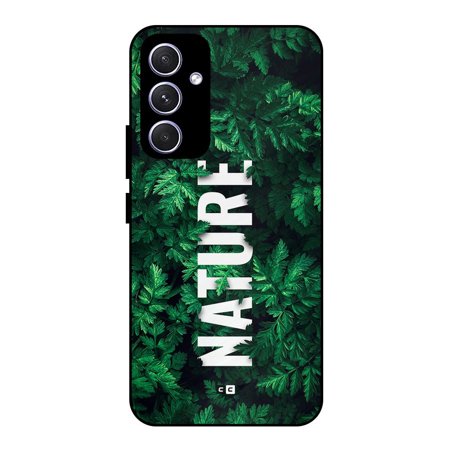Nature Leaves Metal Back Case for Galaxy A54